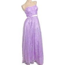 NWT $219 Hailey Logan Junior Dress 5/6 Long Lilac Ballet Gown Homecoming Prom
