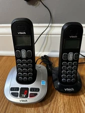 Vtech (2) Handset Cordless Phones Digital Answering System CS6199-42