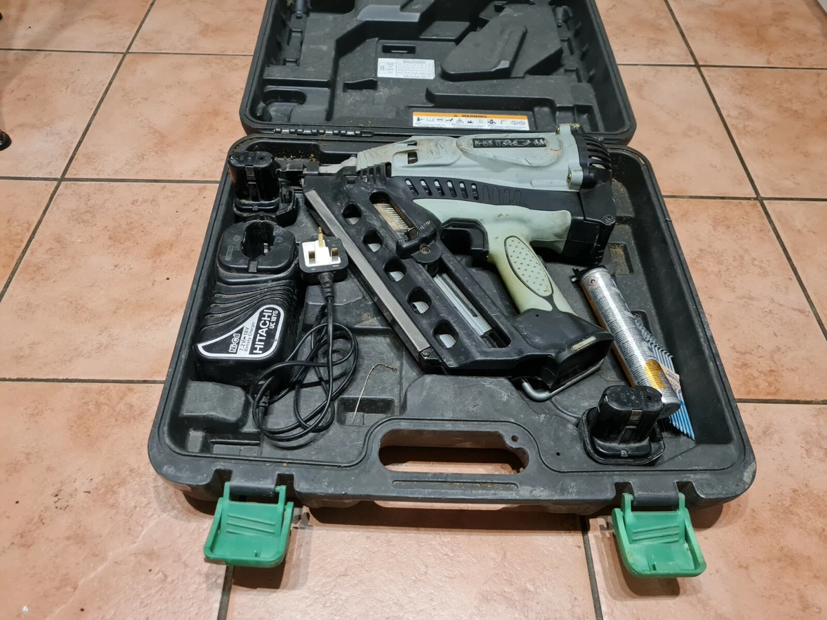 Hitachi NR90GC2 7.2V Cordless Gas First Fix Nail Gun