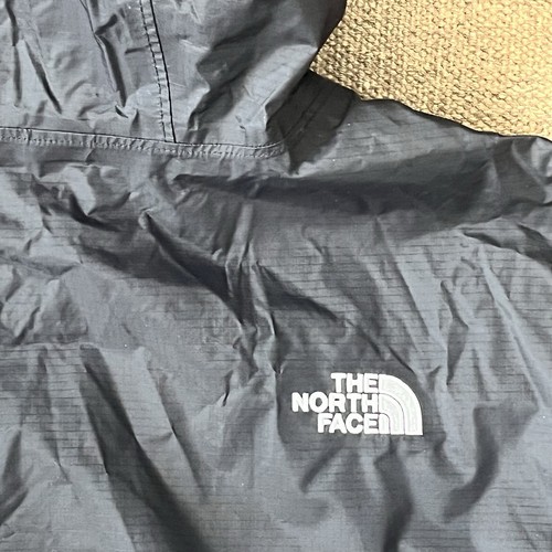 North Face Dryvent Hooded Jacket Boys Youth XL Black Zip Rain Shell Windbreaker - Picture 11 of 20