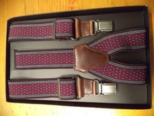Jacquard strap Ej34 green edge in 36mm leather inserts 100 Made in Italy
