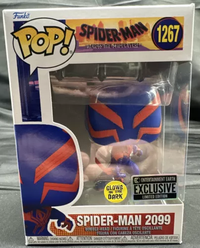 Marvel Funko Pop! Spider-Man Across Spider-Verse 2099 GITD EE Exc NIB