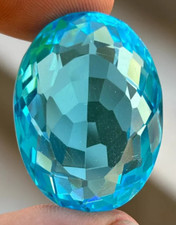 AAA+ 88.25 Ct. Large Swiss Blue Topaz Oval Cut Loose Gemstone for Ring & Pendant