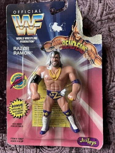 Razor Ramon Scott Hall WWF Bend-Ems Wrestler 5