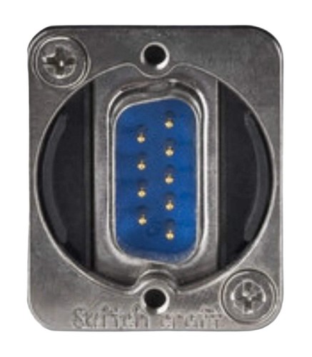 Adaptador SWITCHCRAFT EHDB9MF 9 pines D-sub alimentación macho a hembra Pnl Mnt - Imagen 1 de 2