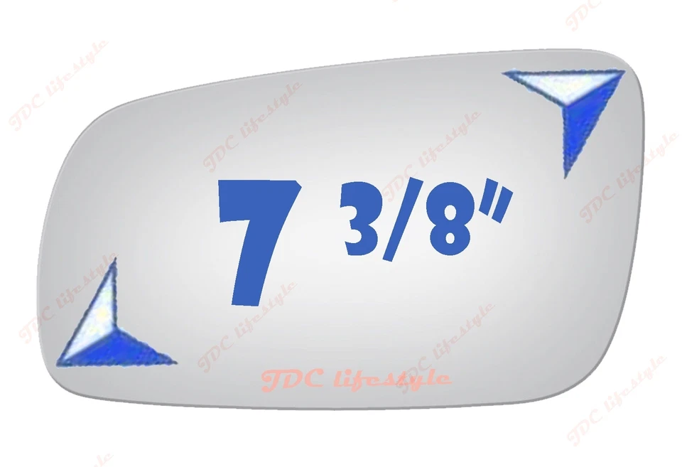 全新 适合大众 Cabrio/Golf/Jetta/Passat 司机 侧左镜面玻璃 #2831 — 第 2/4 张图片