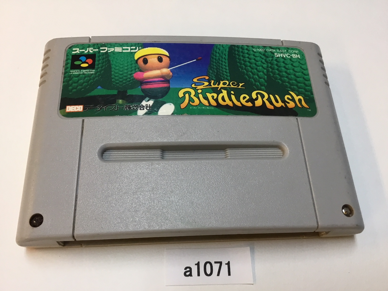A1071 Super Birdie Rush Golf SNES Nintendo Super Famicom SFC Japon