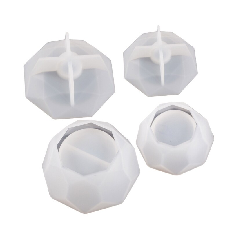 Octagonal Rhombus Resin Mold for DIY Storage Containers