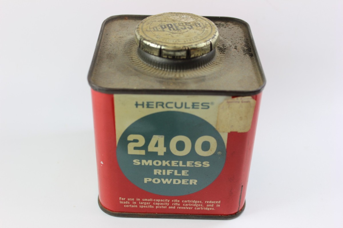 Vtg Hercules Unique Smokeless Rifle Pistol and Shotgun Powder Tin 