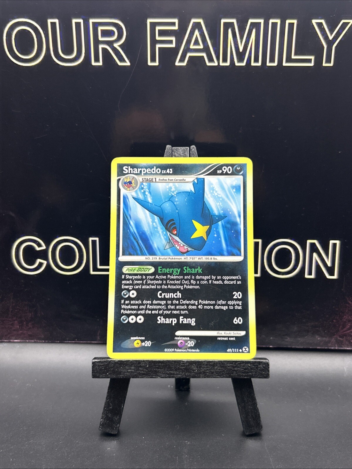 Sharpedo 49/111 Rising Rivals Reverse Holo Uncommon Pokémon Card TCG