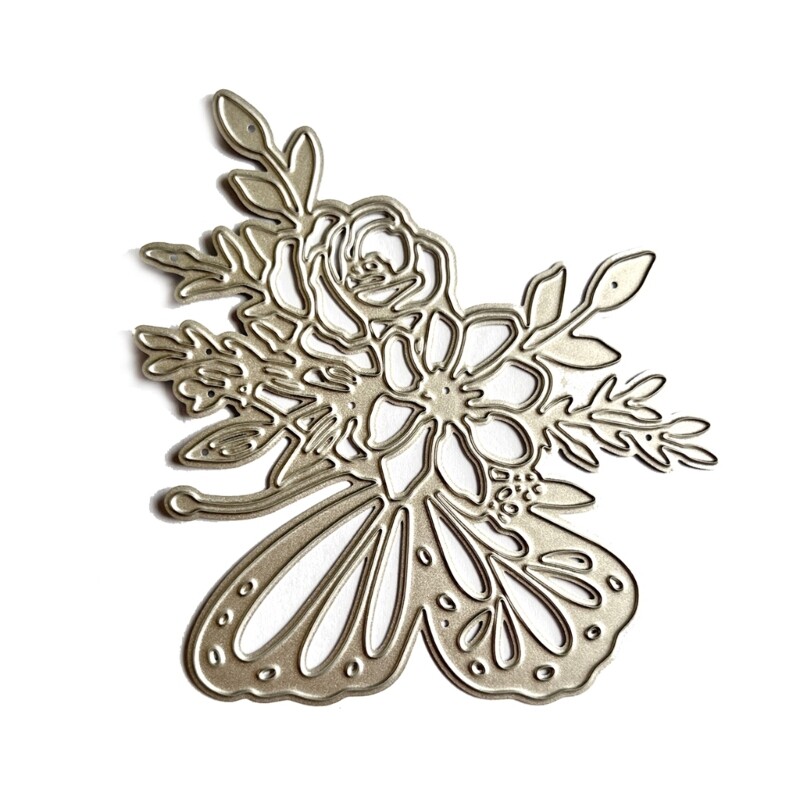 Flower Butterfly Metal Die Cuts Flowers IrisCutting Dies DIY Album