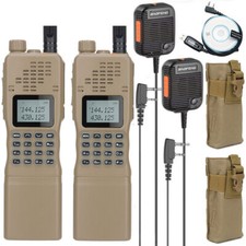 2PACK BAOFENG AR-152 15W VHF/UHF WALKIE TALKIE LONG RANGE TWO WAY HAM RADIOS KIT