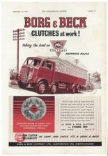 Old Commercial Vehicle Advertisment – Borg and Beck AEC and Truck Bodies. 1956.