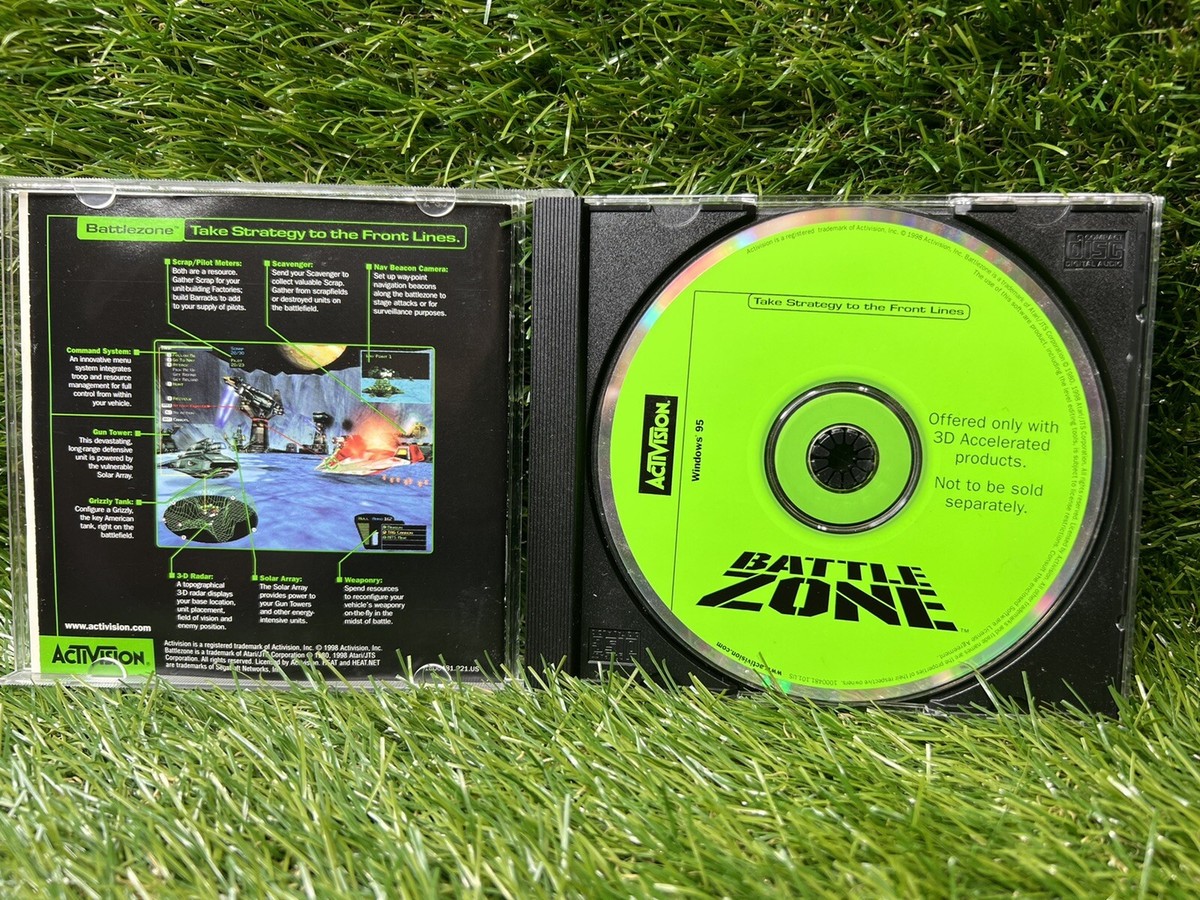 Battle Zone PC CD-ROM Game 1998 Shooter Activision 5030917001741| eBay