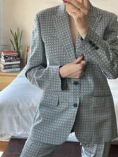 ALEXANDER McQUEEN 2005 jacquard square pattern men