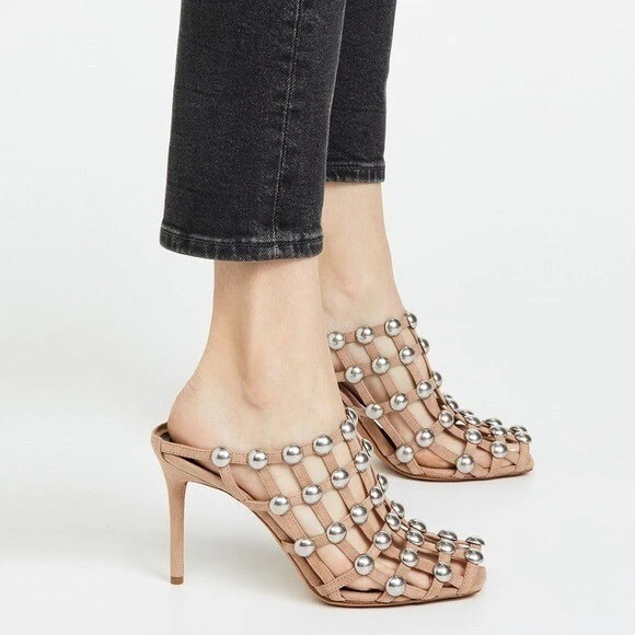Alexander Wang Sadie Tan suede Sandals 38 Medium
