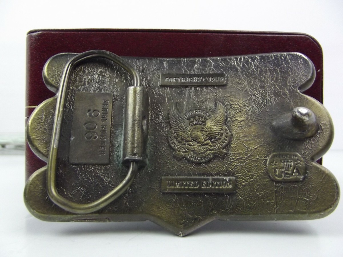 VINTAGE 1979 LIMITED EDITION GREAT AMERICAN BELT BUCKLE CO VINTAGE 1979 LIMITED EDITION GREAT AMERICAN BELT BUCKLE CO