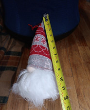 Gnome Tree Ornament Light up 12" hang or shelf stable Christmas NEW Open Box