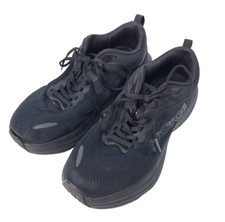 Hoka One W Bondi 8 Women's Size 9B Black Running Shoes Sneakers 1127953 BBLC