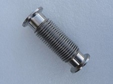 VACUUM FITTING STAINLESS STEEL FLEXIBLE BELLOW KF-25 NW25 FLANGE 4" LENGTH NEW