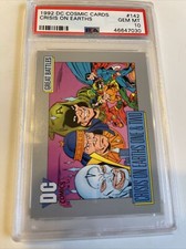1992 DC Cosmic Cards Crisis On Earths Modern Age PSA 10 GEM MINT Superman Flash
