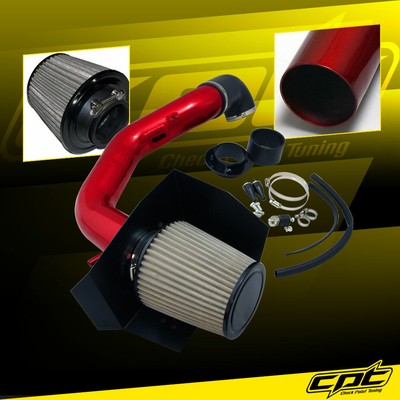 For 06-08 Lincoln Mark LT 5.4L V8 Red Cold Air Intake + Red Filter Cover