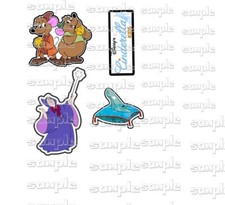 Disney Cinderella 4 pc nn Premade Scrapbook Page Paper Piece die cut
