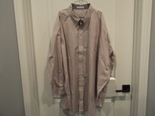 NWOT Paul Fredrick mens 20-35 long sleeve collared button down dress shirt