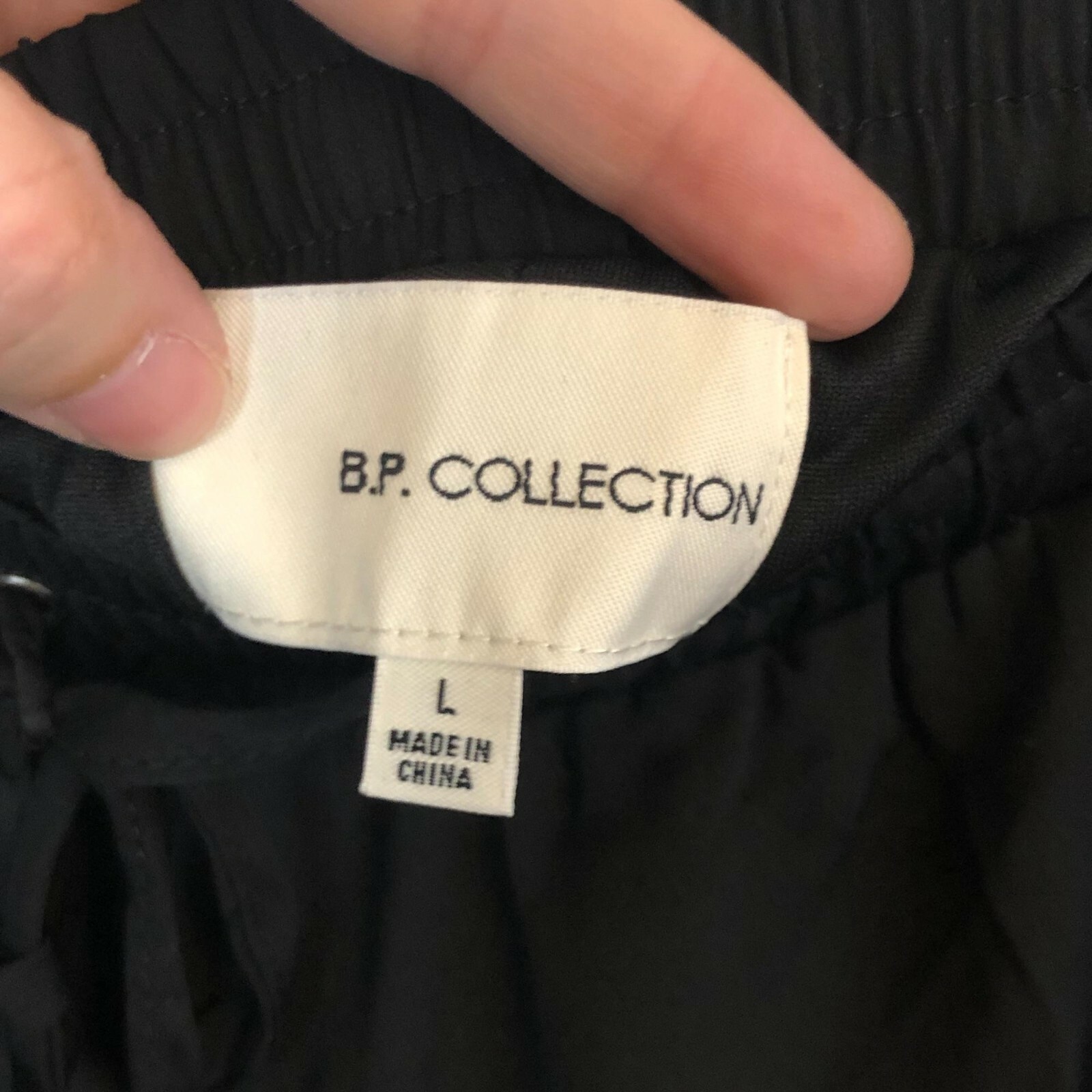 B.P. Collection Black drawstring cargo joggers zi… - image 5