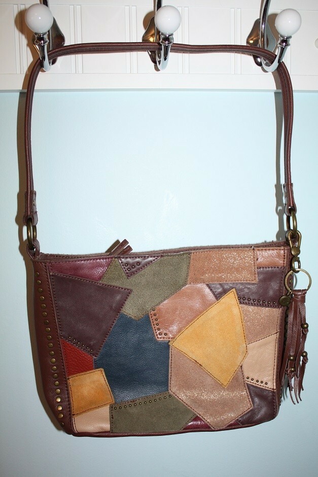 The SAK Indio Demi Multicolor Patchwork Leather B… - image 1