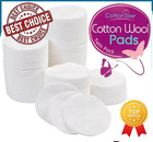 NEWCOTTON WOOL FACE PADS ROUND OVAL PLEAT BALLS ROLL PIECE SOFT ABSORBENT MAKEUP