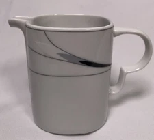 Mikasa Caviar Creamer MCM L5806 Pattern White Gray Japan