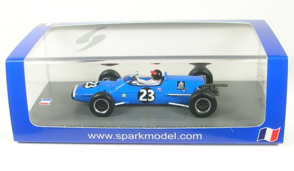 Matra MS5 No.23 Winner Coupe du Printemps F3 Nogaro 1967 (Roby Weber) 1:43 Spark