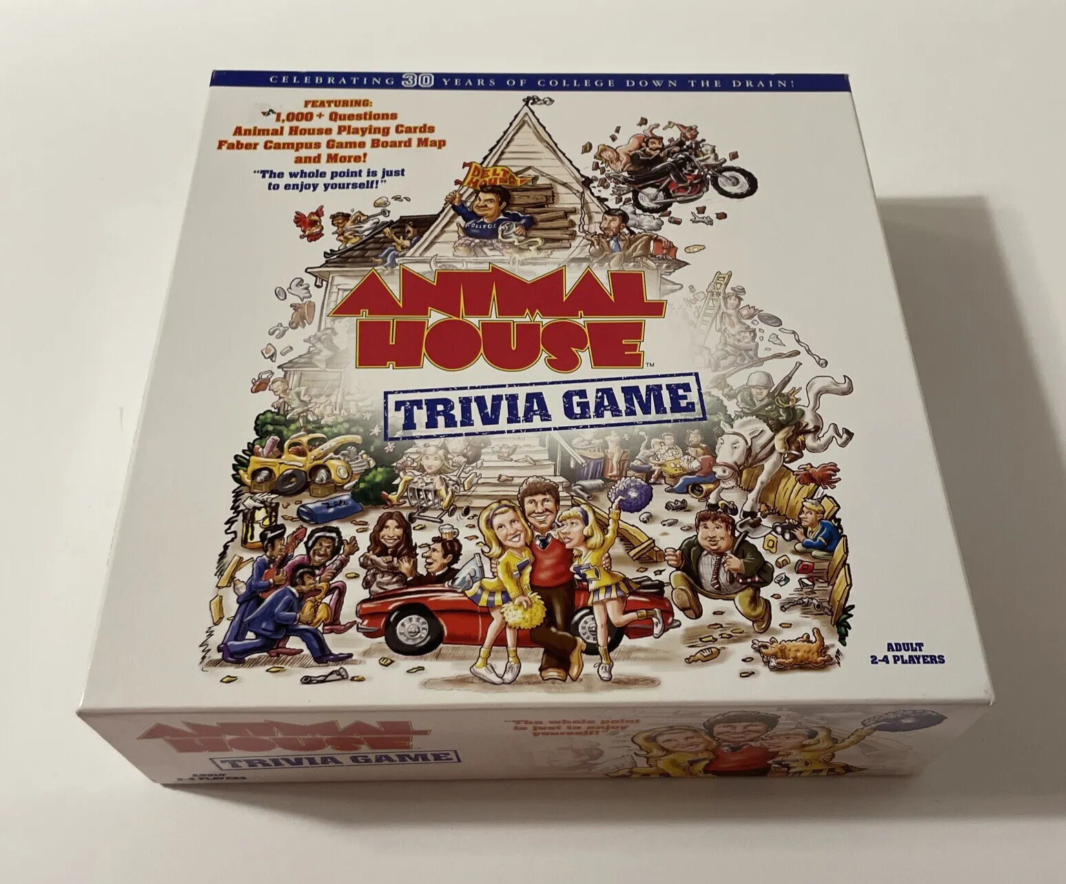 Animal House Trivia Game Celebrate 30 yrs of College Down The Drain