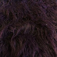 Super Luxus Kunstfell Stoff Material ZOTTIGE PFLAUME