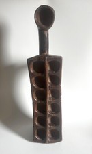 Ancien awalé traditionnel Dan en bois sculpté / objet ethnique, tribal / Afrique