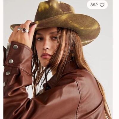 NEW! Rare Gorgeous boho dyed cowgirl hat | eBay display picture 1