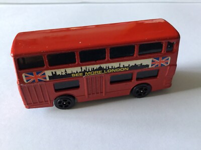 Vintage Corgi Juniors Double Decker Visit Britain/London Bus Daimler Fleetline