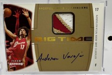 2004-05 ANDERSON VAREJAO /20 AUTO 3 clr PATCH Fleer Genuine BIG TIME