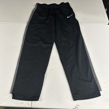 Nike Brand Dri Fit Kids XL Black/Gray Sweatpants - Barely Worn