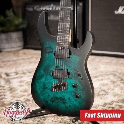 Legator Ninja N6FSS-DS Super Shred 6-String Multi-Scale Electric Guitar - Dark S
