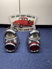 1955 1956 Pontiac Wagon Rear Lights One Of The Lights Is Nos
