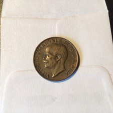 Italy, Vittorio Emanuele III, 5 Centesimi, 1920, Rome, Bronze.