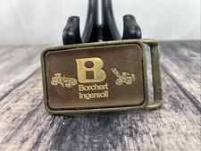 Vintage Borchert Ingersoll Decorative Belt Buckle With Tractor Design