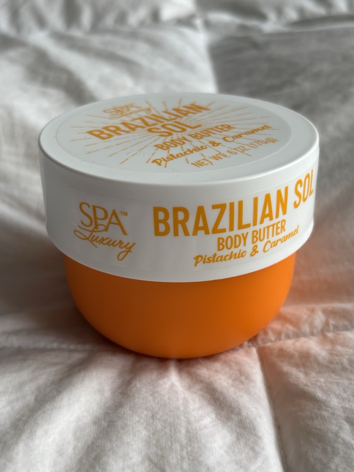 Spa Luxury Brazilian Pistachio Caramel Body Butter 6oz New