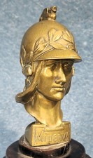 Car Mascot Badge Ornament Minerva Car Company Bronze Pierre Soete 1885 1948 Car Mascot Badge Ornament Minerva Car Company Bronze Pierre Soete 1885 1948