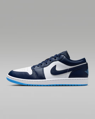 Air Jordan 1 Low Midnight Navy White University Blue Men's | Size