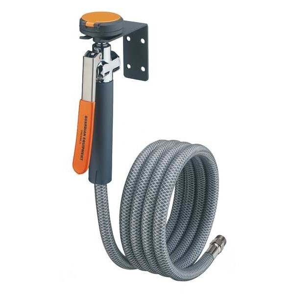 Guardian Equipment G5025 Single Head Drench Hose, Wall Mount, 8 Ft.