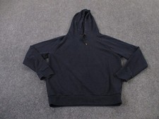 Polo Ralph Lauren Hoodie Sweatshirt Womens M Blue Pullover Logo Spellout Preppy