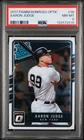 2017 Panini Donruss Optic Aaron Judge Rated Rookie Card #38 PSA 8